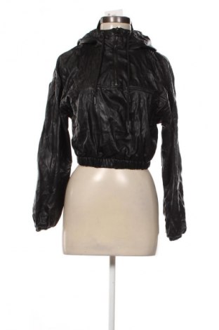 Дамско кожено яке Bershka, Размер XS, Цвят Черен, Цена 7,66 €