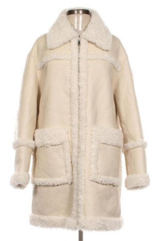 Damska kurtka skórzana Mango, Rozmiar XL, Kolor Beżowy, Cena 170,99 zł