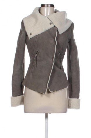 Geacă de piele pentru femei Pinko, Mărime XS, Culoare Gri, Preț 1.459,99 Lei