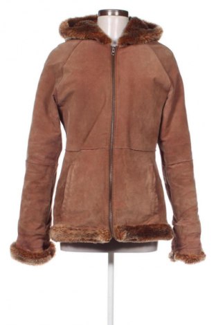 Damska kurtka skórzana Unbranded, Rozmiar M, Kolor Brązowy, Cena 221,73 zł