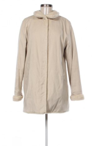 Дамско палто Cortefiel, Размер L, Цвят Екрю, Цена 17,38 €