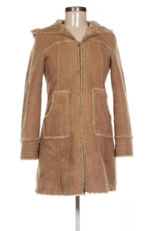 Palton de femei Unbranded, Mărime XXS, Culoare Bej, Preț 132,99 Lei