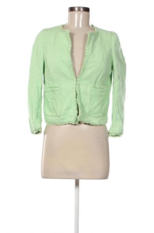 Дамско сако Zara, Размер S, Цвят Зелен, Цена 5,62 €