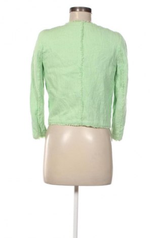 Дамско сако Zara, Размер S, Цвят Зелен, Цена 5,62 €