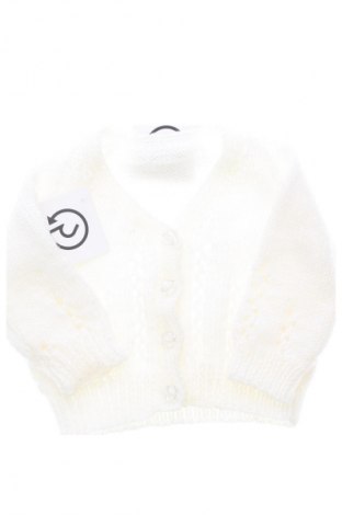 Kinder Strickjacke Unbranded, Größe 2-3m/ 56-62 cm, Farbe Weiß, Preis € 3,99
