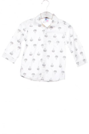 Kinderhemd Unbranded, Größe 9-12m/ 74-80 cm, Farbe Weiß, Preis 1,99 €