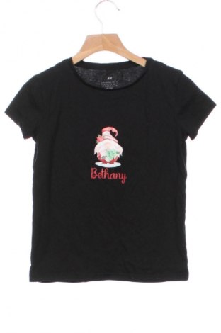 Gyerek póló H&M, Méret 8-9y / 134-140 cm, Szín Fekete, Ár 669 Ft