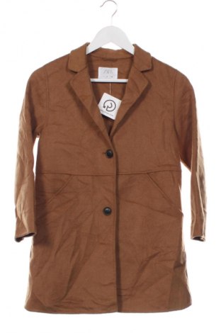 Palton pentru copii Zara, Mărime 8-9y/ 134-140 cm, Culoare Maro, Preț 63,99 Lei