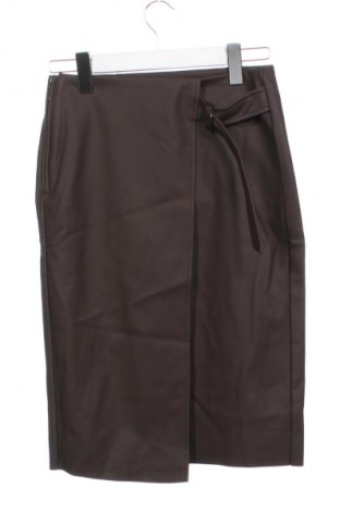 Kožená sukně  Yaya, Velikost XS, Barva Hnědá, Cena  1 329,00 Kč