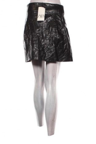 Skórzana spódnica Zara, Rozmiar S, Kolor Czarny, Cena 19,99 zł