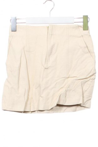 Kožená sukňa  Zara, Veľkosť XS, Farba Kremová, Cena  3,95 €