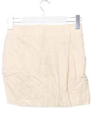 Kožená sukňa  Zara, Veľkosť XS, Farba Kremová, Cena  3,95 €