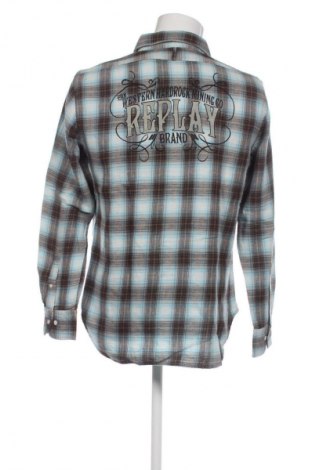 Férfi ing Replay, Méret L, Szín Sokszínű, Ár 12 609 Ft