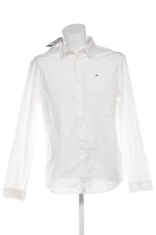 Мъжка риза Tommy Jeans, Размер XL, Цвят Бял, Цена 32,21 €