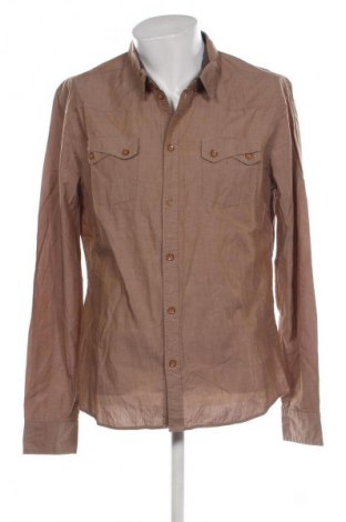 Мъжка риза Unbranded, Размер XXL, Цвят Бежов, Цена 2,55 €