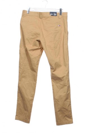 Férfi nadrág Tommy Jeans, Méret M, Szín Bézs, Ár 15 049 Ft