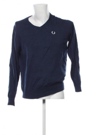 Pulover de bărbați Fred Perry, Mărime L, Culoare Albastru, Preț 207,99 Lei