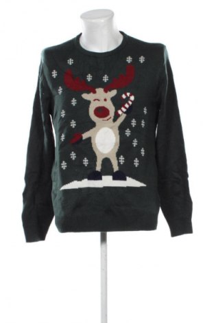 Męski sweter Montego, Rozmiar L, Kolor Zielony, Cena 35,99 zł