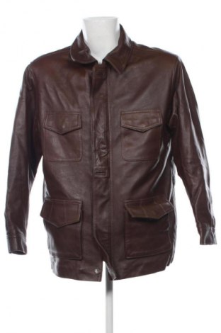 Pánská kožená bunda  Unbranded, Velikost XL, Barva Hnědá, Cena  499,00 Kč