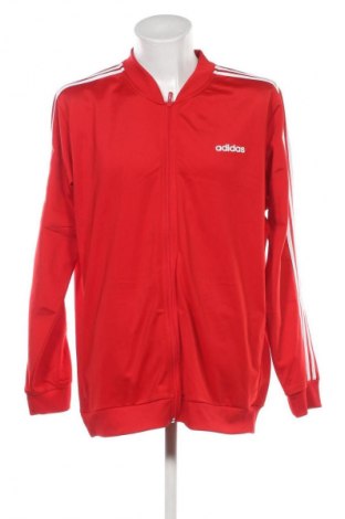 Мъжко спортно горнище Adidas, Размер XXL, Цвят Червен, Цена 21,68 €