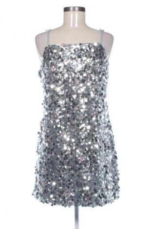Рокля Pieces, Размер M, Цвят Сребрист, Цена 18,38 €