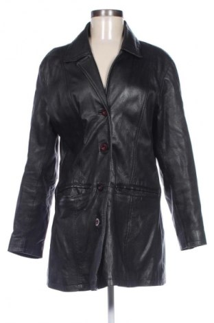 Δερμάτινο γυναικείο παλτό Unbranded, Μέγεθος L, Χρώμα Μαύρο, Τιμή 62,99 €